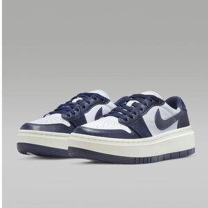 Nike Air Jordan 1 Elevate Low Shoes Navy Sz W 12/ M 10.5 DH7004-141 MSRP $135